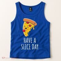 Pizza Lovers Have A Slice Day Pizza Party Pizza Chefs Gift Tank Top thumb 2