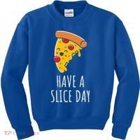 Pizza Lovers Have A Slice Day Pizza Party Pizza Chefs Gift Kids Sweatshirt thumb 0