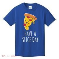Pizza Lovers Have A Slice Day Pizza Party Pizza Chefs Gift Kids T-Shirt thumb 0