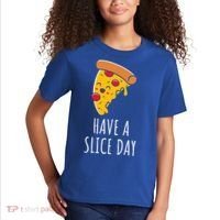 Pizza Lovers Have A Slice Day Pizza Party Pizza Chefs Gift Kids T-Shirt thumb 2