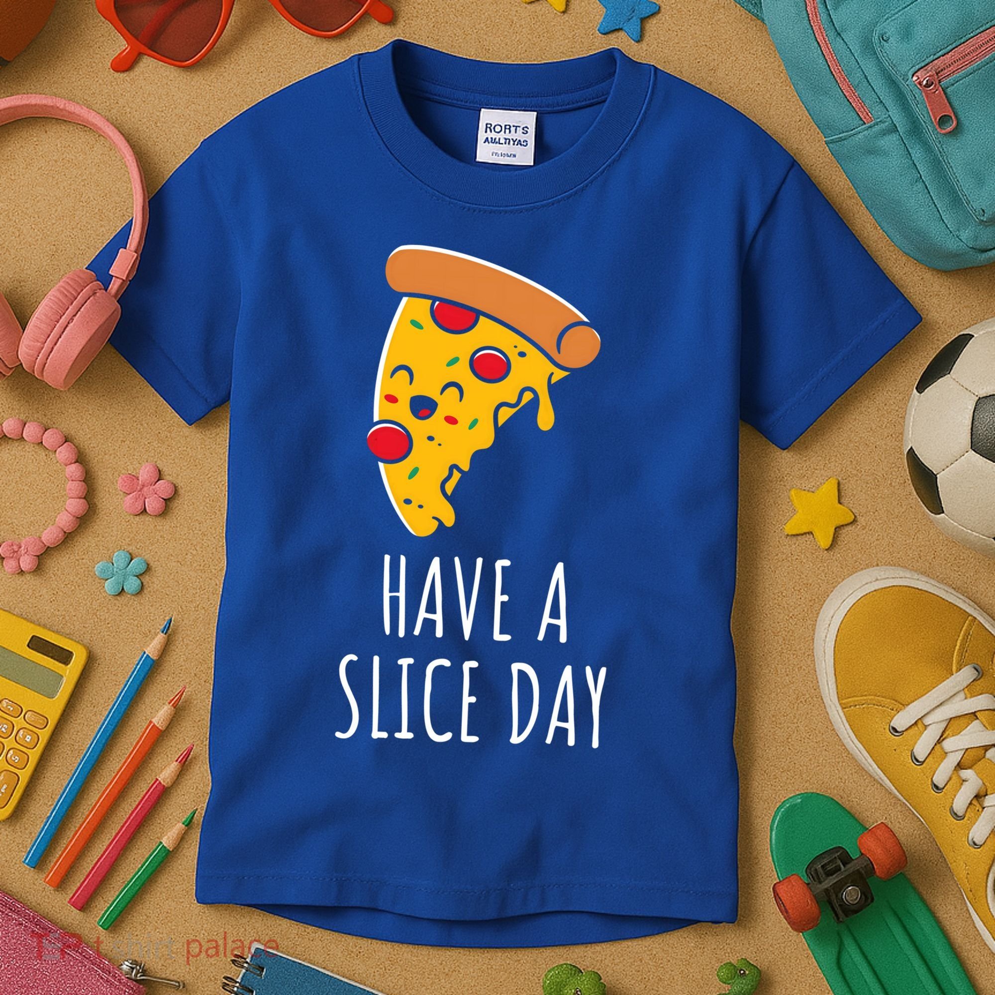 Pizza Lovers Have A Slice Day Pizza Party Pizza Chefs Gift Kids T-Shirt