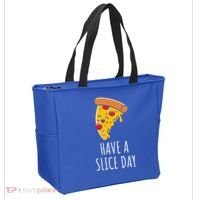 Pizza Lovers Have A Slice Day Pizza Party Pizza Chefs Gift Tote Bag thumb 2