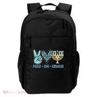 Peace Love Hanukkah Backpack thumb 0