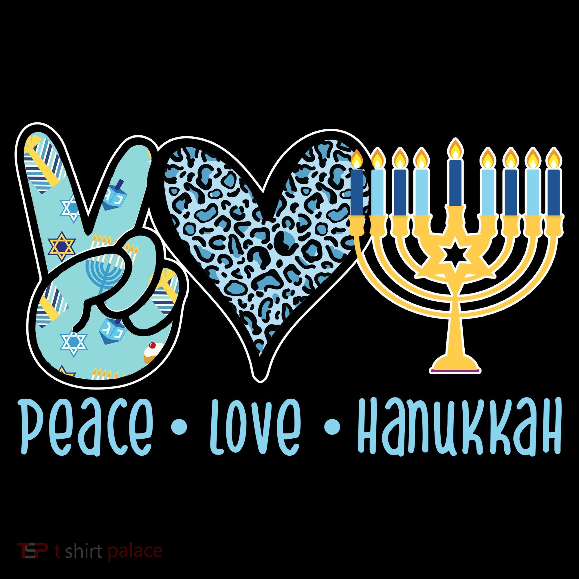 Peace Love Hanukkah Backpack