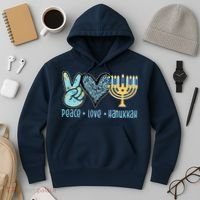 Peace Love Hanukkah Hoodie thumb 3