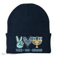 Peace Love Hanukkah Beanie thumb 0