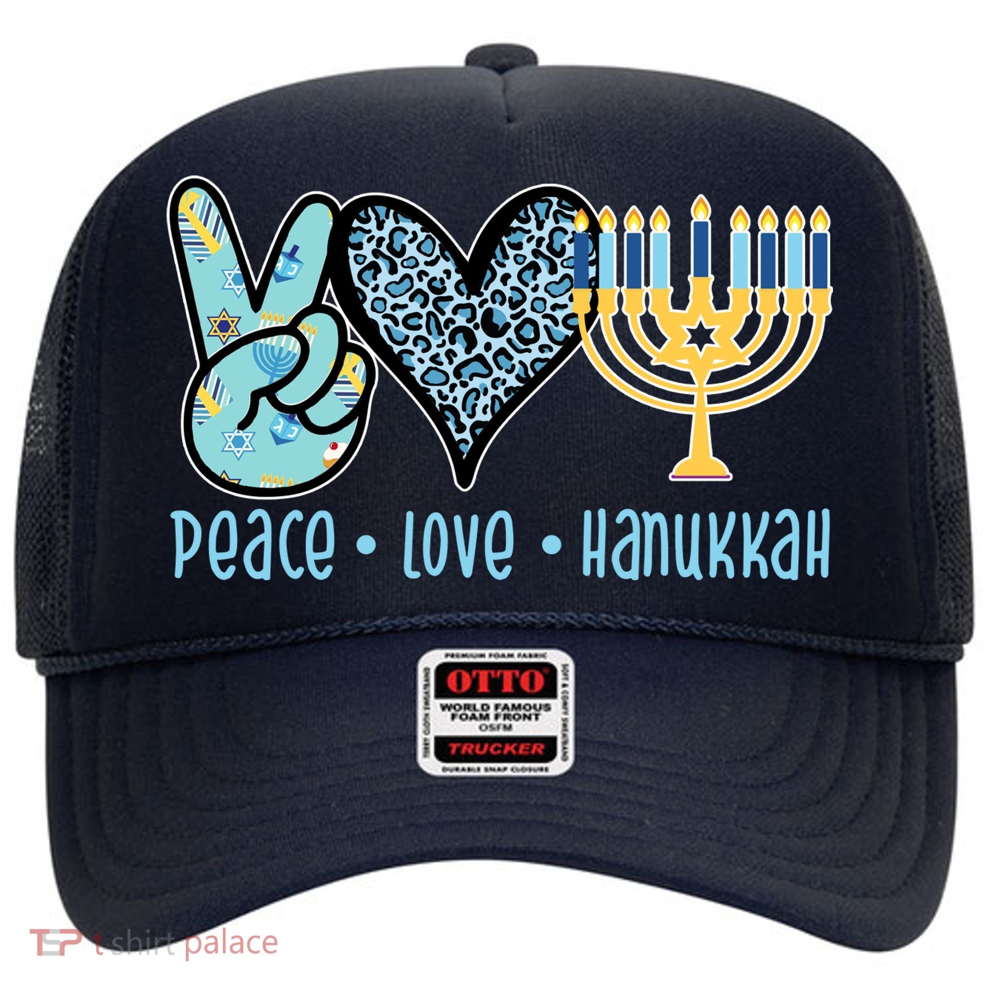 Peace Love Hanukkah Hat
