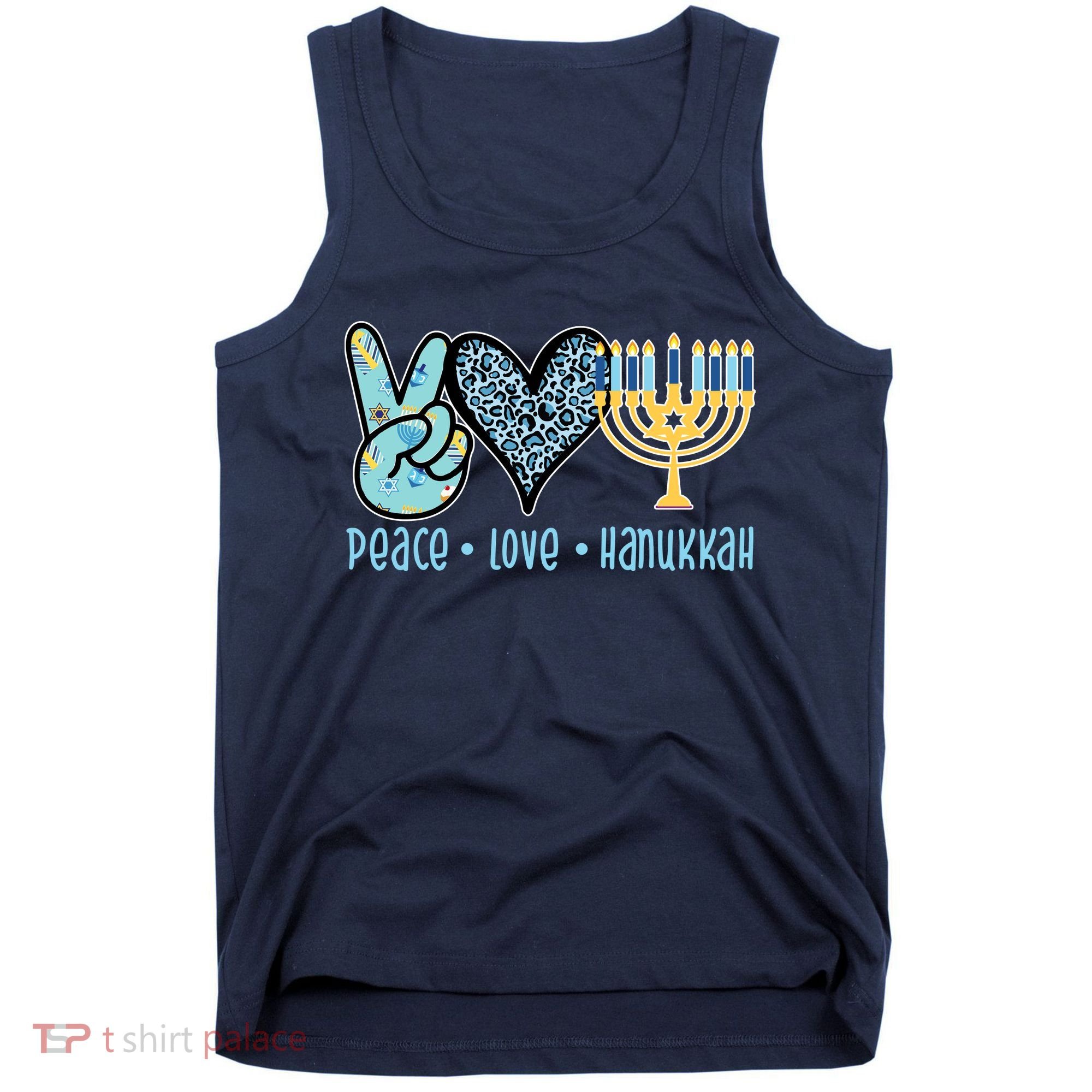 Peace Love Hanukkah Tank Top