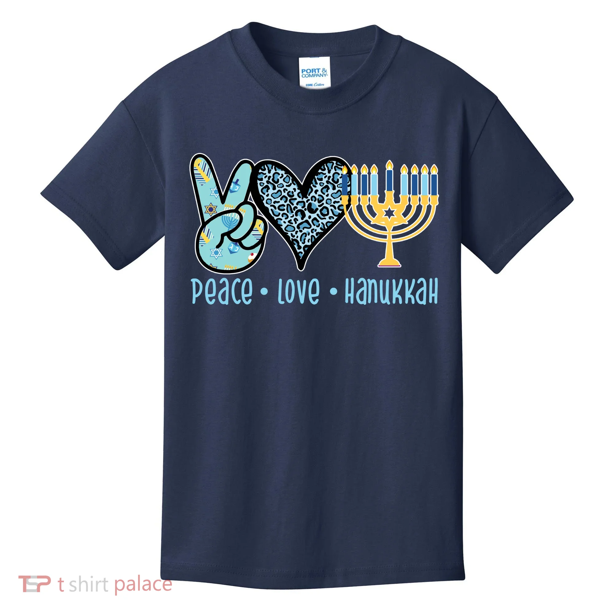 Peace Love Hanukkah Kids T-Shirt