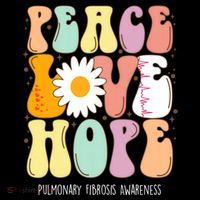 Peace Love Hope Pulmonary Fibrosis Awareness Gift Coffee Mug thumb 5