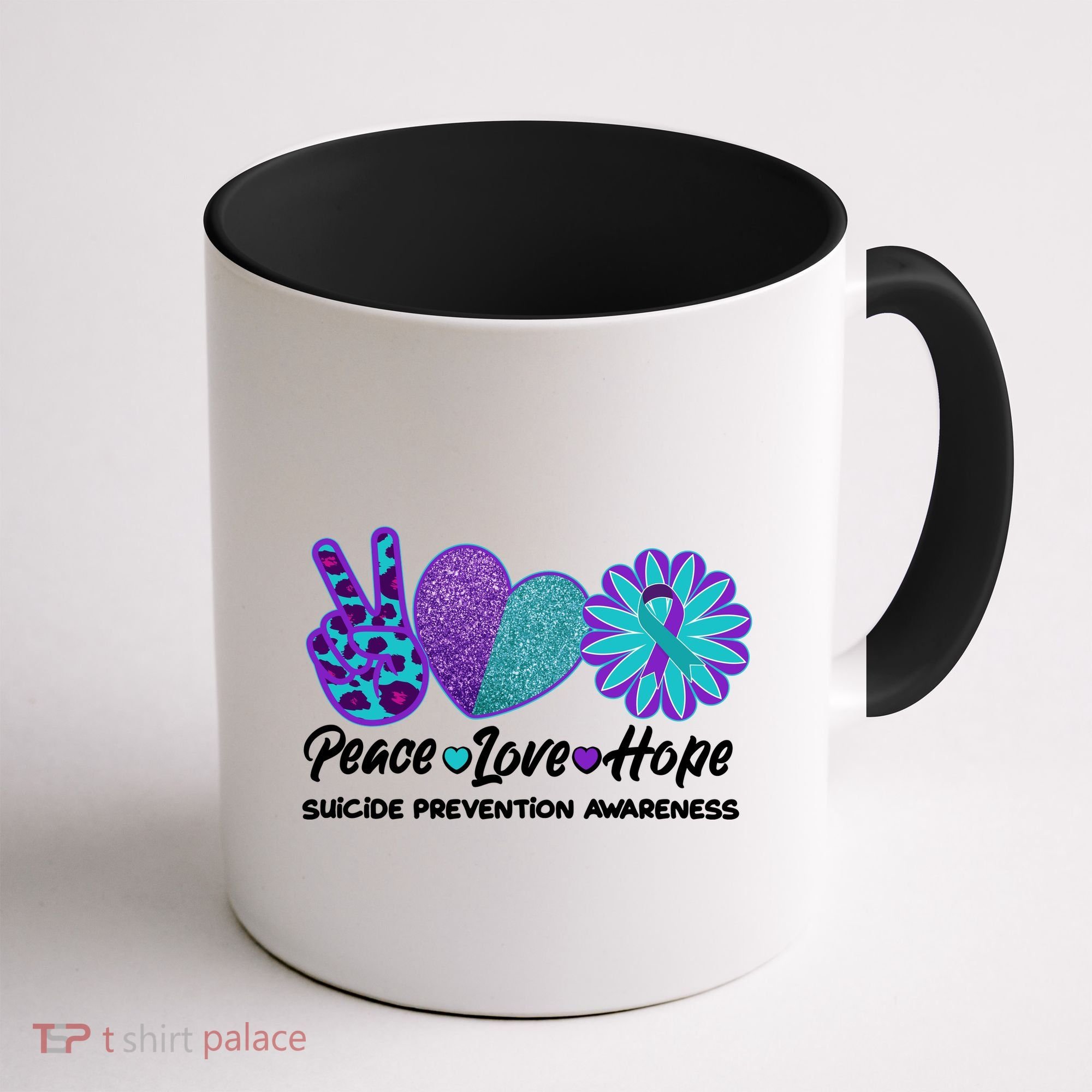 Peace Love Hope Suicide Prevention Awareness Coffee Mug