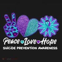 Peace Love Hope Suicide Prevention Awareness Toddler Hoodie thumb 2