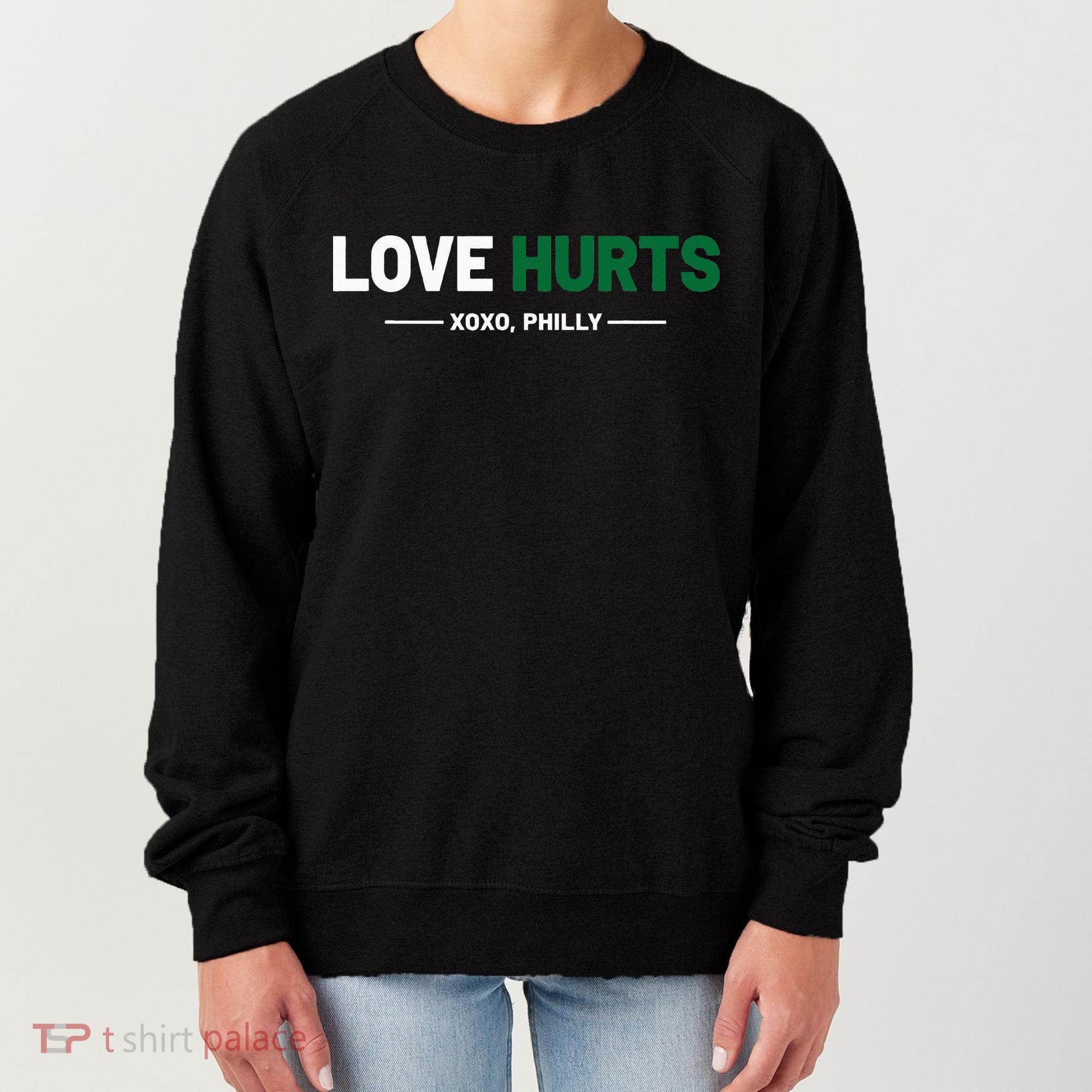 Philadelphia Love Hurts Philly Fan Pride Cute Women's Sweatshirt