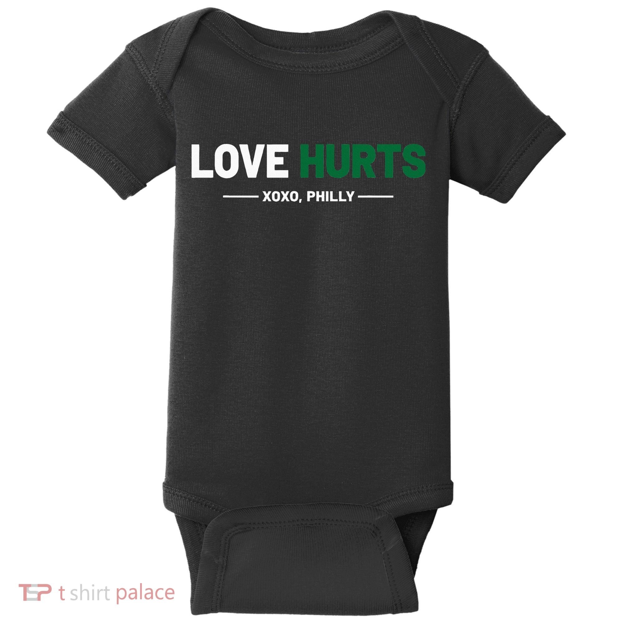 Philadelphia Love Hurts Philly Fan Pride Cute Baby Bodysuit