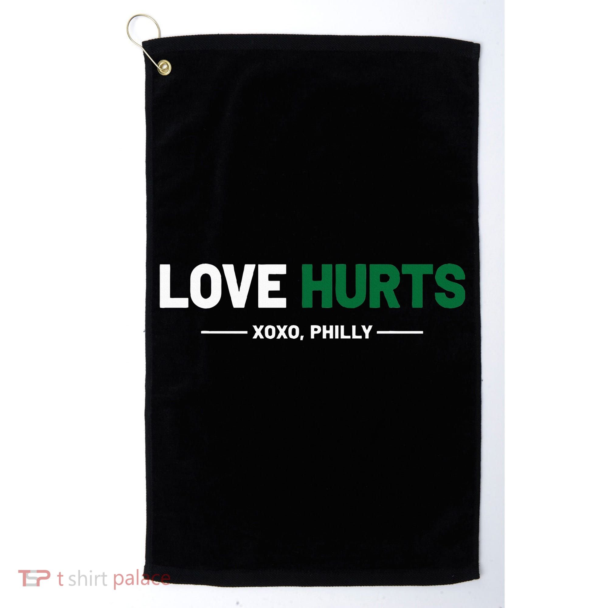 Philadelphia Love Hurts Philly Fan Pride Cute Golf Towel