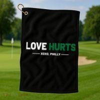 Philadelphia Love Hurts Philly Fan Pride Cute Golf Towel thumb 1