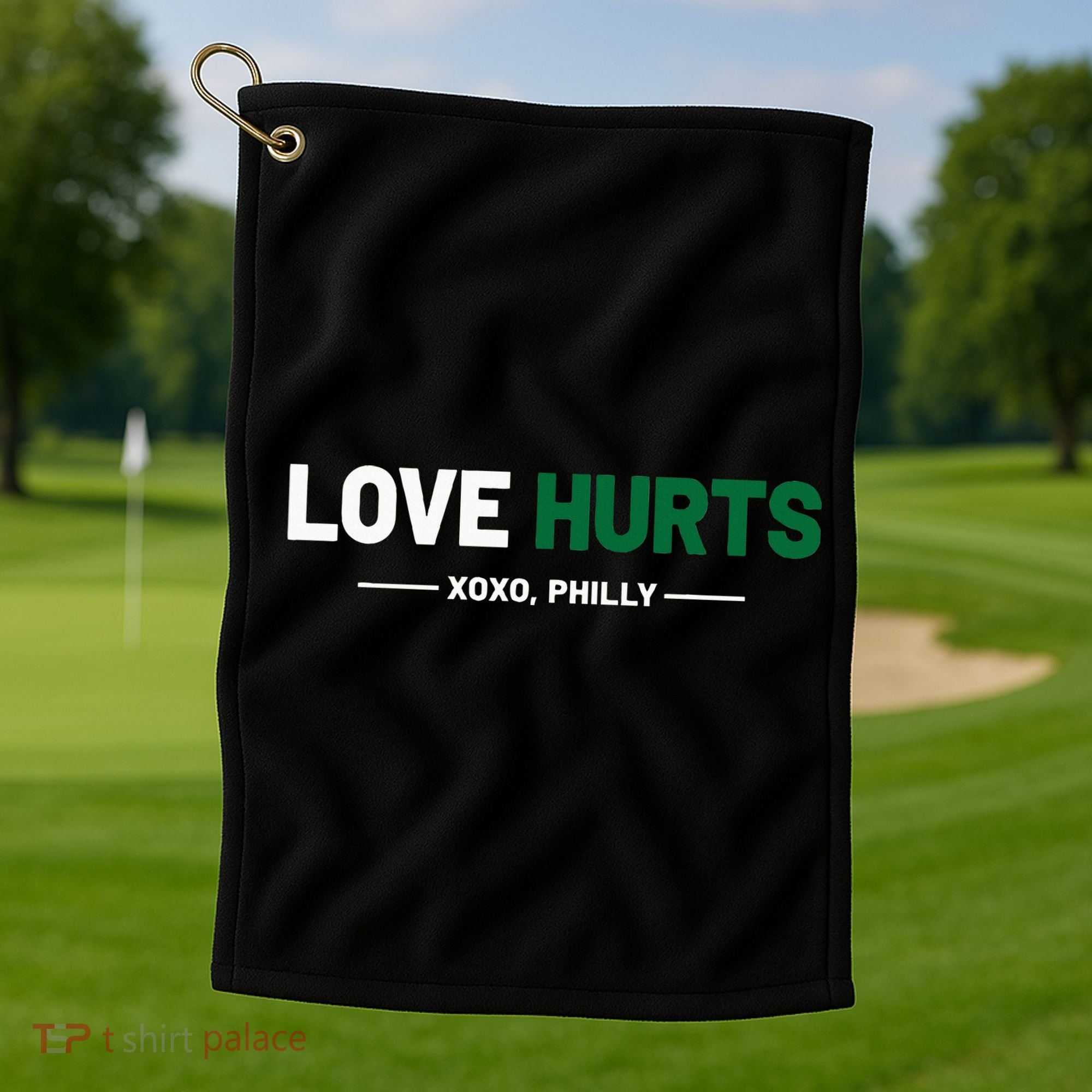 Philadelphia Love Hurts Philly Fan Pride Cute Golf Towel