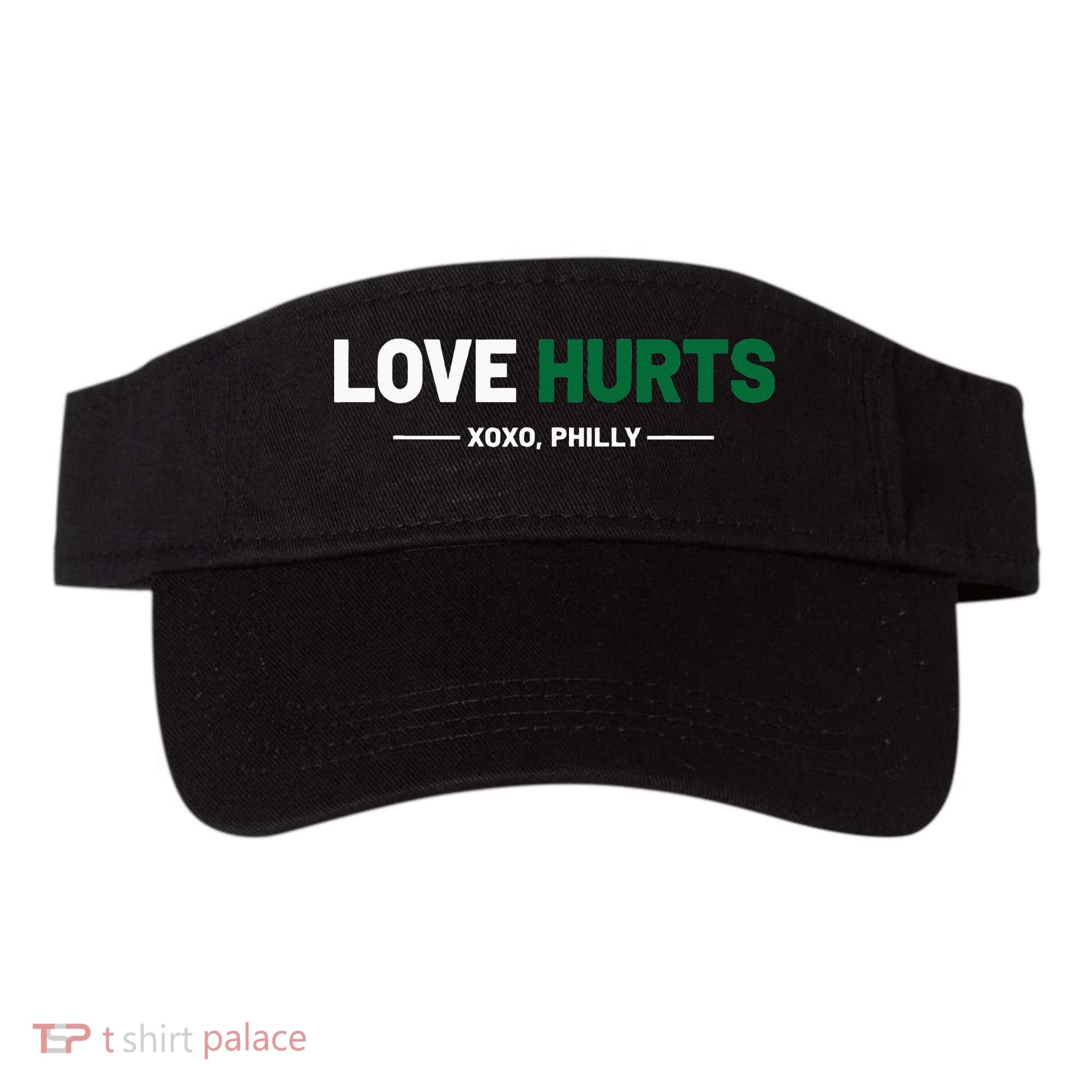 Philadelphia Love Hurts Philly Fan Pride Cute Visor
