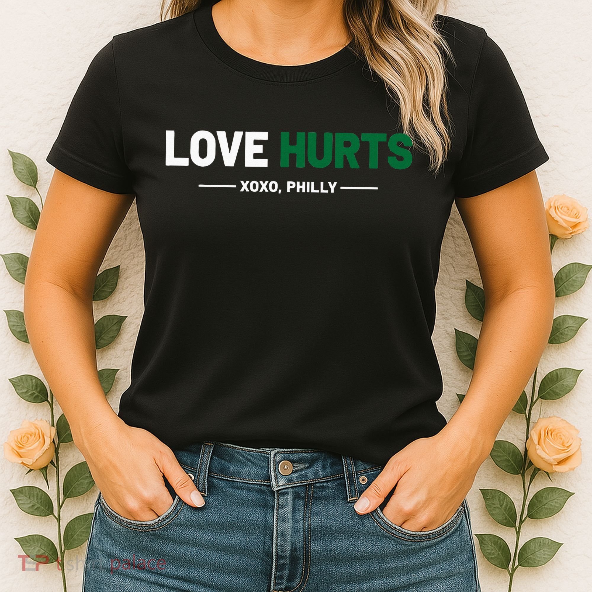 Philadelphia Love Hurts Philly Fan Pride Cute Women's T-Shirt