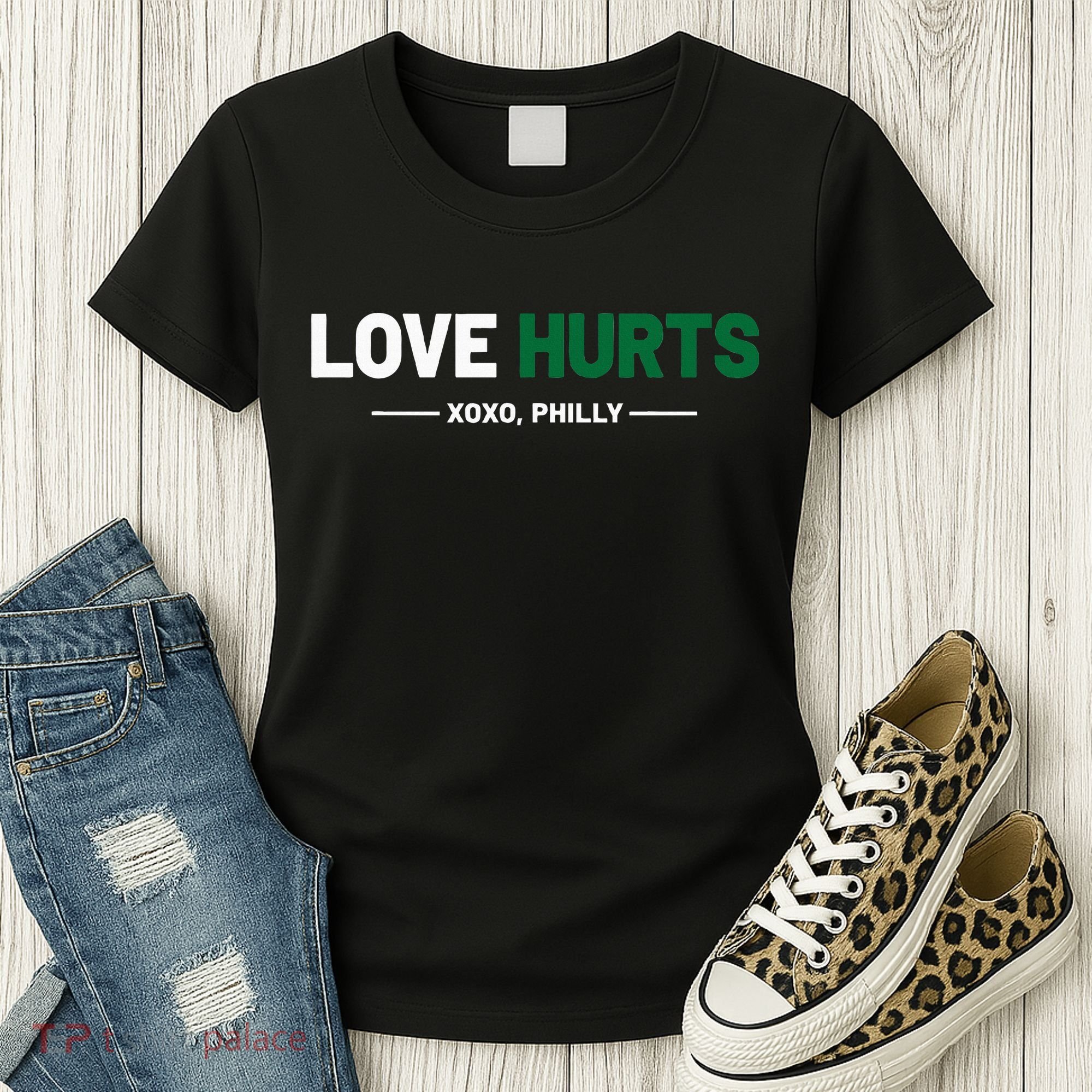 Philadelphia Love Hurts Philly Fan Pride Cute Women's T-Shirt