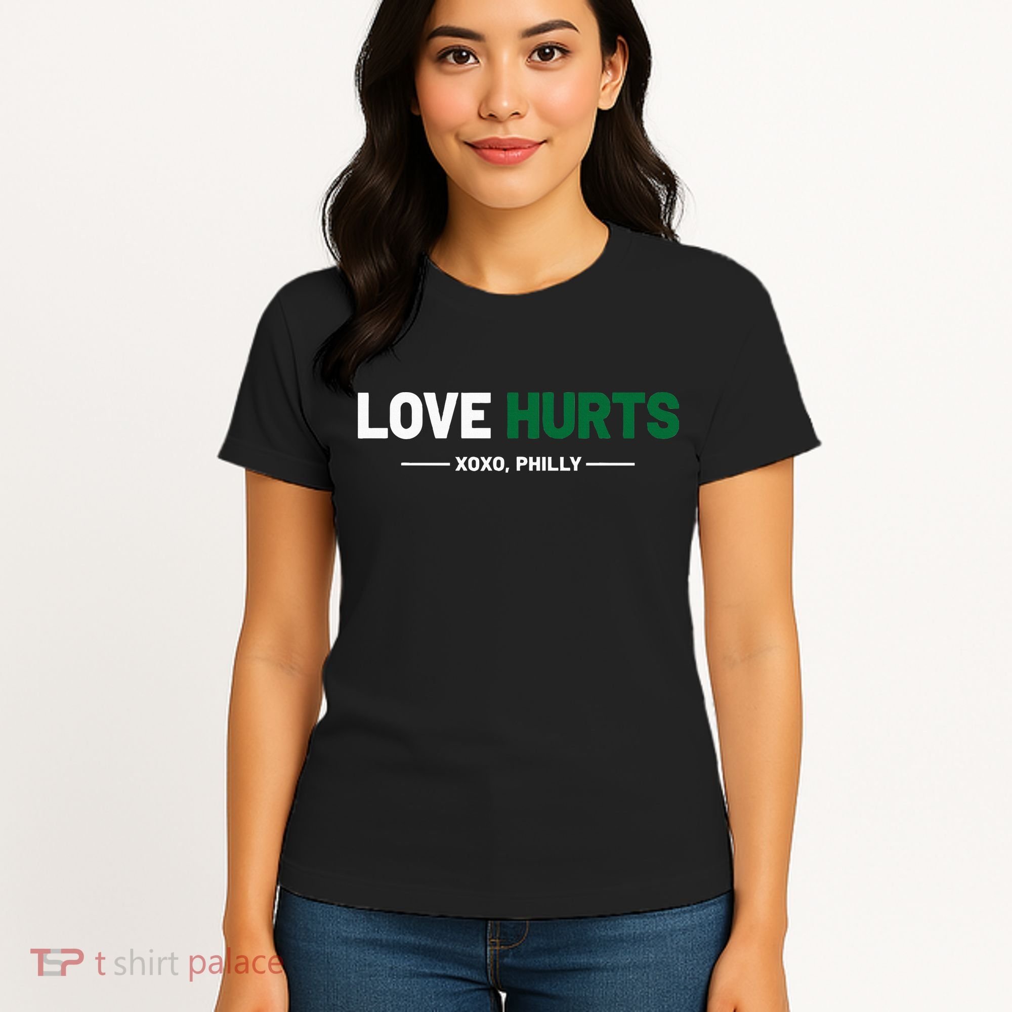 Philadelphia Love Hurts Philly Fan Pride Cute Women's T-Shirt
