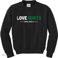 Philadelphia Love Hurts Philly Fan Pride Cute Kids Sweatshirt thumb 0