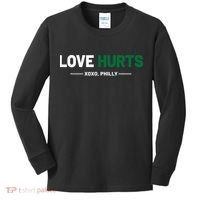 Philadelphia Love Hurts Philly Fan Pride Cute Kids Long Sleeve Shirt thumb 0