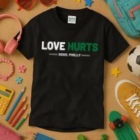 Philadelphia Love Hurts Philly Fan Pride Cute Kids T-Shirt thumb 3