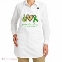 Peace Love Hope Mental Health Awareness Apron thumb 2