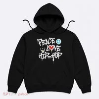 Peace Love Hip Hop Dancing Hoodie thumb 0