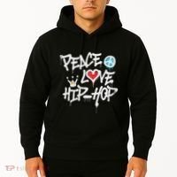 Peace Love Hip Hop Dancing Hoodie thumb 2