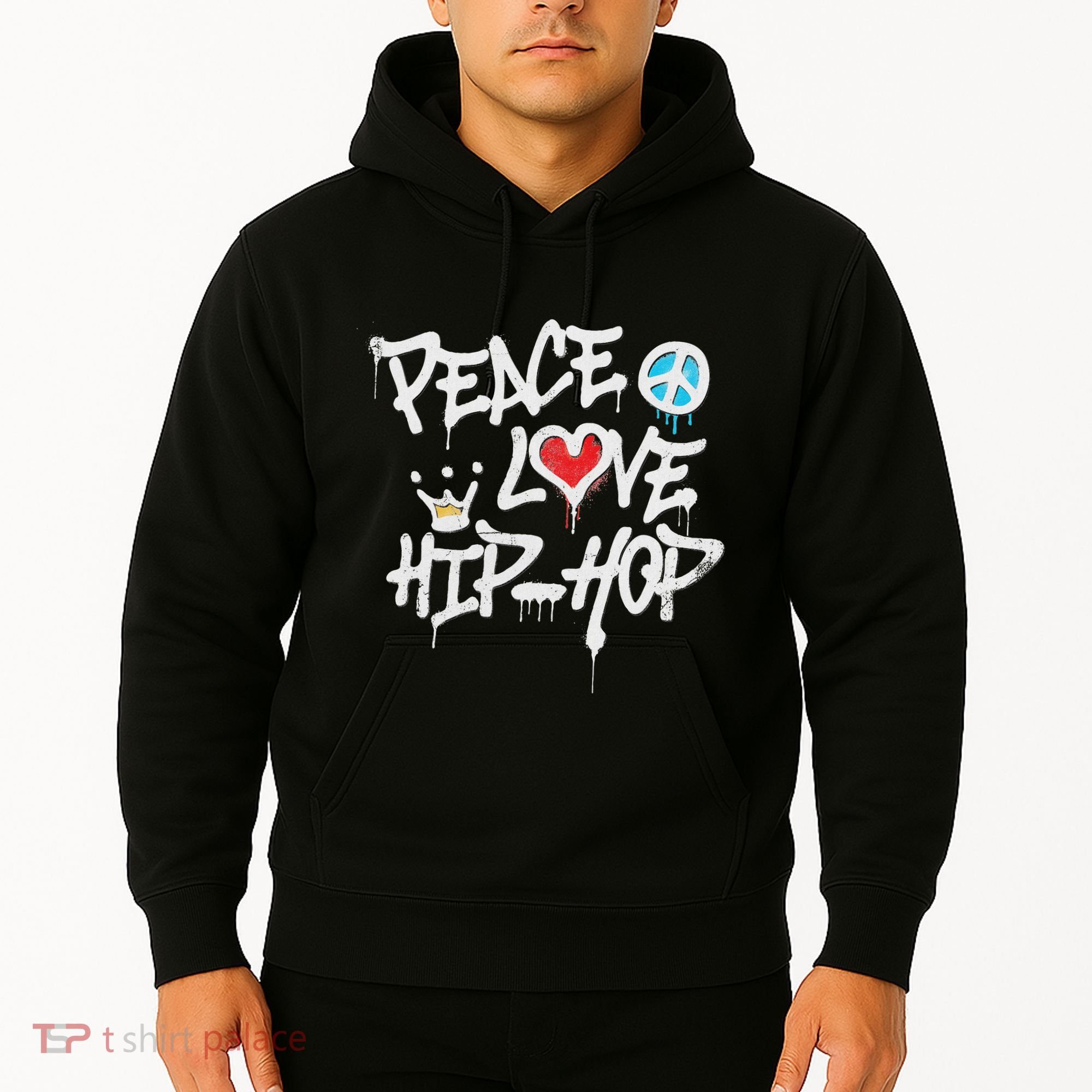 Peace Love Hip Hop Dancing Hoodie
