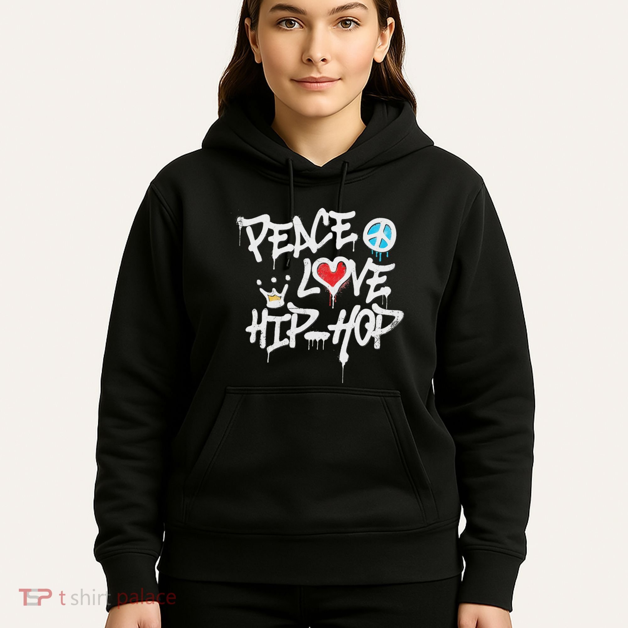Peace Love Hip Hop Dancing Hoodie