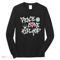 Peace Love Hip Hop Dancing Long Sleeve Shirt thumb 0
