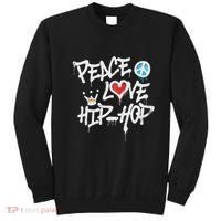 Peace Love Hip Hop Dancing Sweatshirt thumb 0
