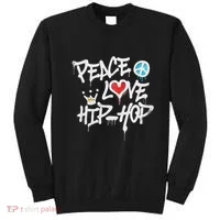 Peace Love Hip Hop Dancing Sweatshirt thumb 0