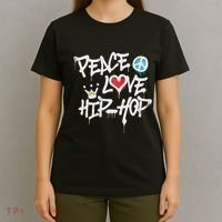 Peace Love Hip Hop Dancing T-Shirt thumb 4