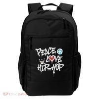 Peace Love Hip Hop Dancing Backpack thumb 0