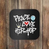Peace Love Hip Hop Dancing Coaster thumb 0