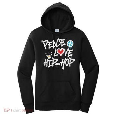Peace Love Hip Hop Dancing Women's Hoodie