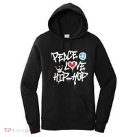 Peace Love Hip Hop Dancing Women's Hoodie thumb 0