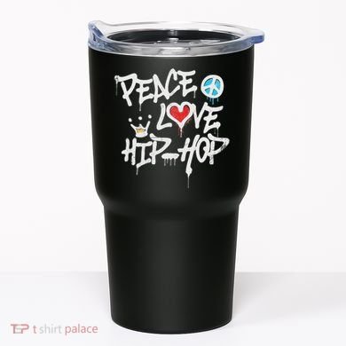 Peace Love Hip Hop Dancing Tumbler