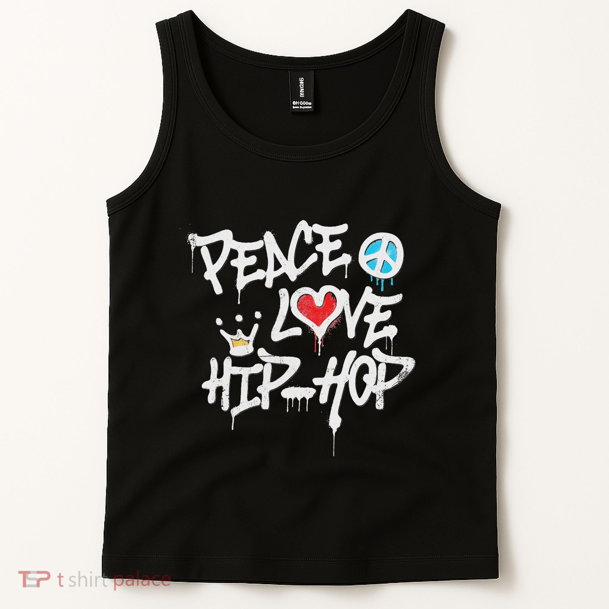 Peace Love Hip Hop Dancing Tank Top