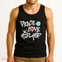 Peace Love Hip Hop Dancing Tank Top thumb 3
