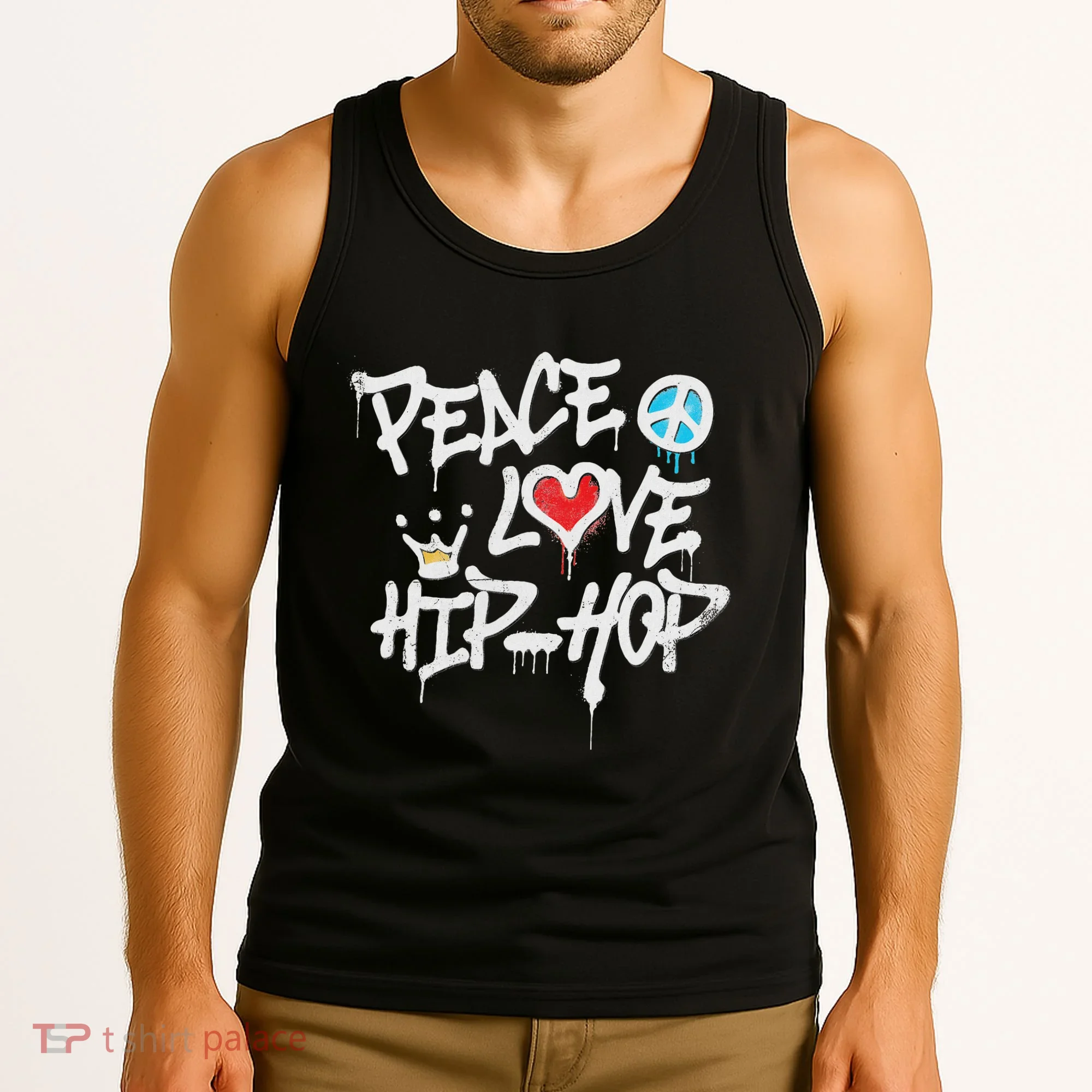 Peace Love Hip Hop Dancing Tank Top