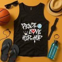 Peace Love Hip Hop Dancing Tank Top thumb 4