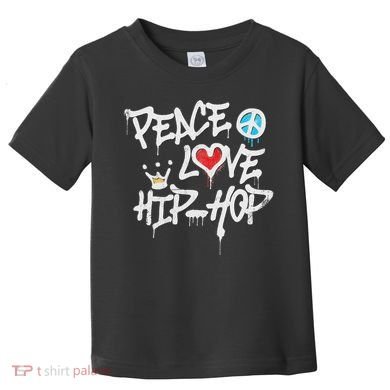 Peace Love Hip Hop Dancing Toddler T-Shirt