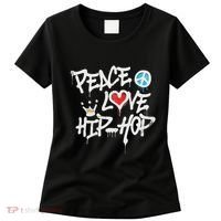 Peace Love Hip Hop Dancing Women's T-Shirt thumb 0
