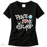 Peace Love Hip Hop Dancing Women's T-Shirt thumb 0