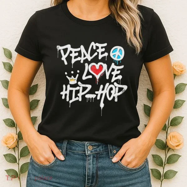 Peace Love Hip Hop Dancing Women's T-Shirt